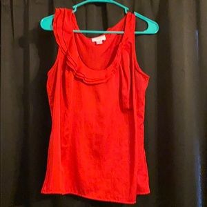Ann Taylor red blouse